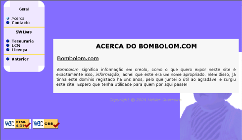 Site num browser que segue os standards