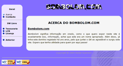 Site num browser que segue os standards